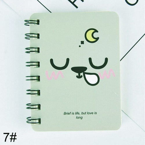 Cute Cat Rabbit Notebook Cartoon Panda Bear Coil