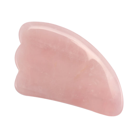 Pro Natural Rose Quartz Gua Sha Board Massage pad