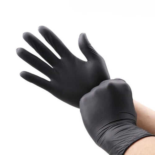 30/50/100PCS Black Nitrile Gloves Household Kitchen Bathroom Cleaning
