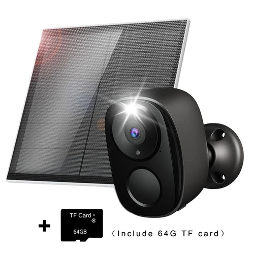 Security Cameras Wireless Outdoor, 2K Battery Powered WiFi Camera AI