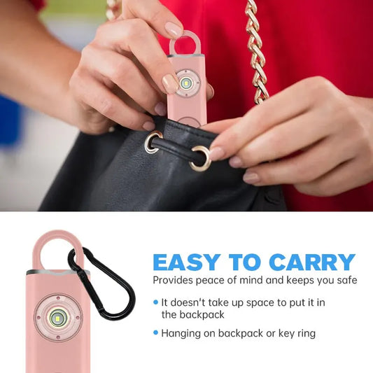 Personal Safety Siren Alarm for Women 130dB Siren Strobe & Key Chain 3