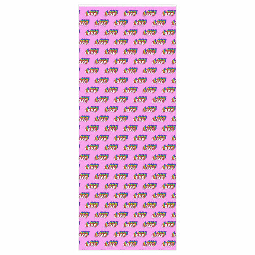 Love Rainbow Wrapping Paper