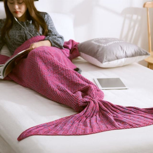 Handmade Mermaid Snuggle Blanket For Kids & Adults