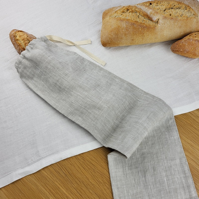 Linen bread bag | natural