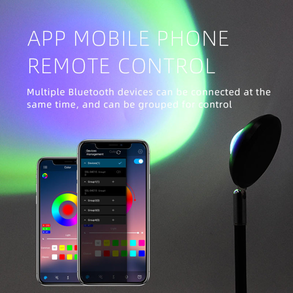 APP/Remote Control Sunset Lamp Rainbow Sunset Lamp