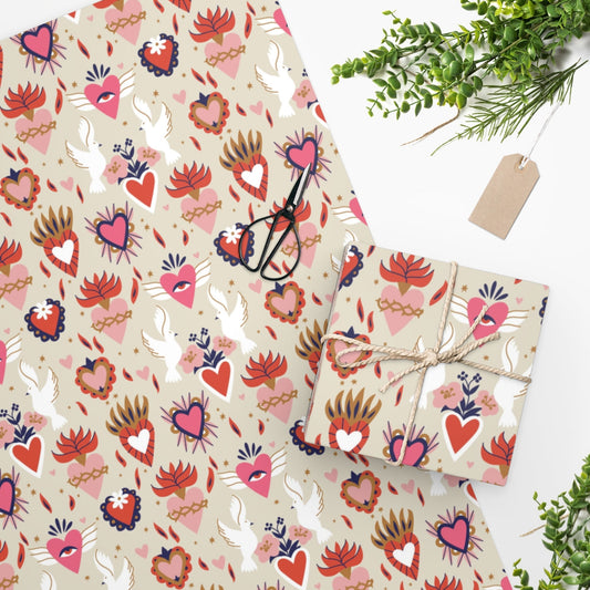 Sacred Heart Wrapping Paper