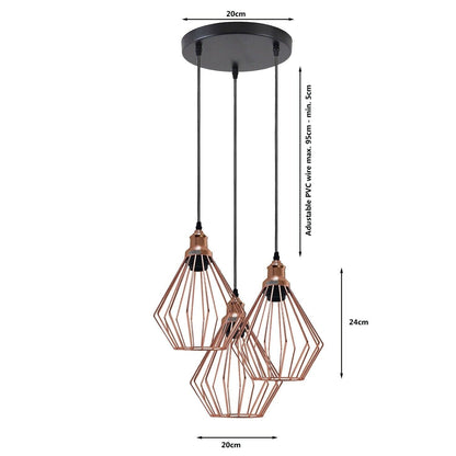 3 light Pendant Ceiling Light Fixture ~3776