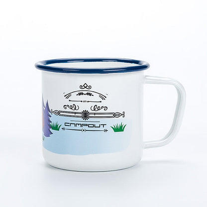 Enamel Camping Mug 300ml Colourful Metal Enamel Coffee Tea Camp Cups