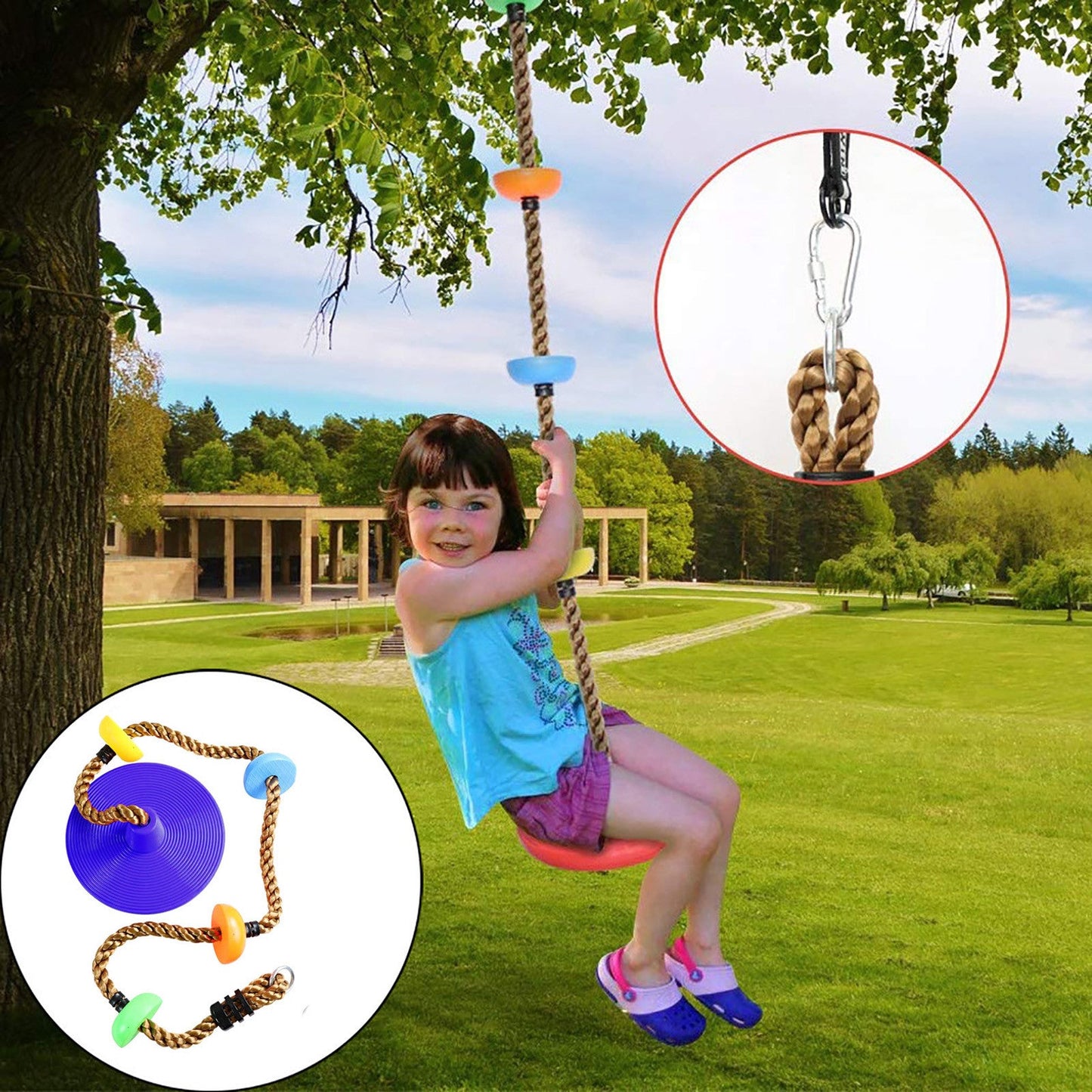 Plastic Children's Swing Play Equipment Outdoor Kid Toy