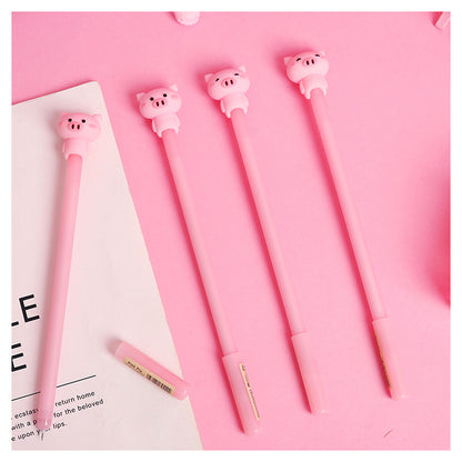 1PC Cute Pink Pig Pen Marker Neutral Silica