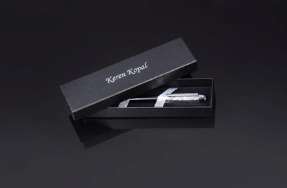 Black Pen with Swarovski Crystals