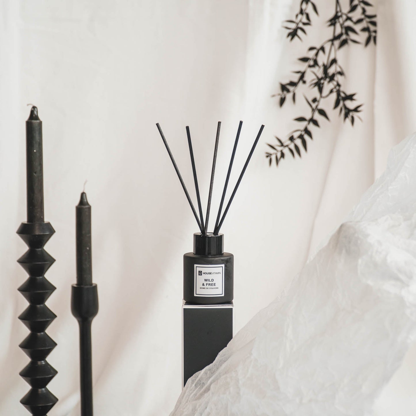 Reed Diffuser -Glass/ Fibre- 50 ml - Wild and free