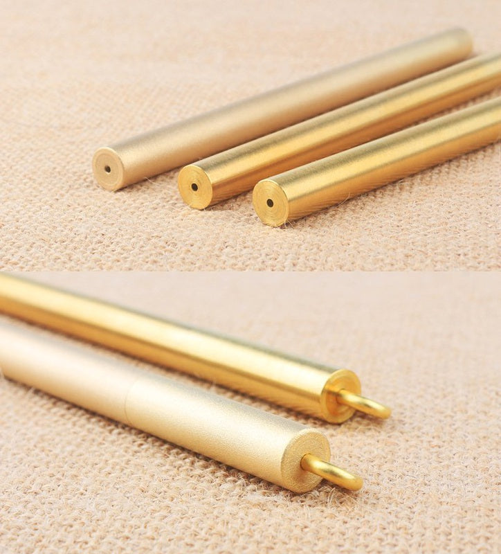 Brass Clip Ballpoint Pen