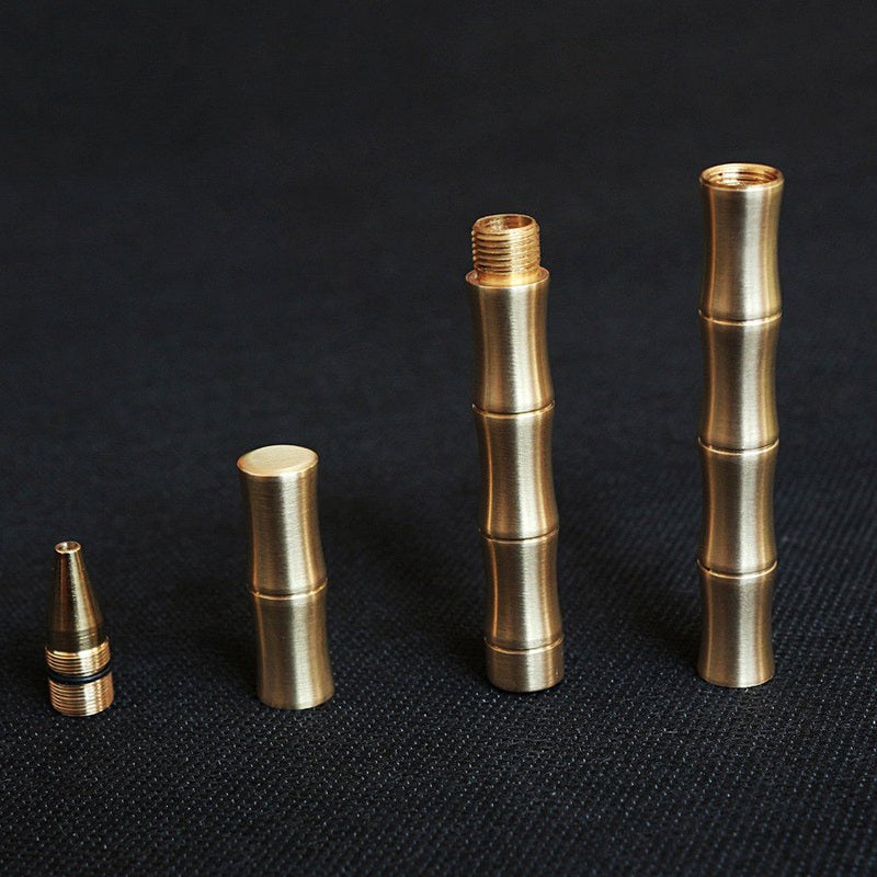 Brass Bamboo Joint Pen