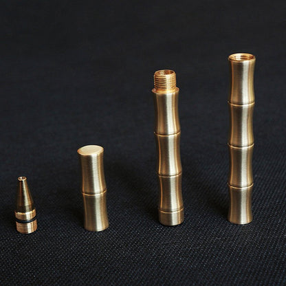 Brass Bamboo Joint Pen