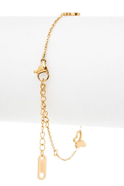 Stainless Steel Butterfly Bracelet