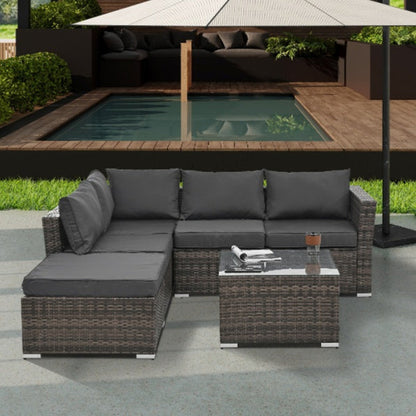 Patio Furniture, Outdoor Furniture, Seasonal PE Wicker Furniture, 4
