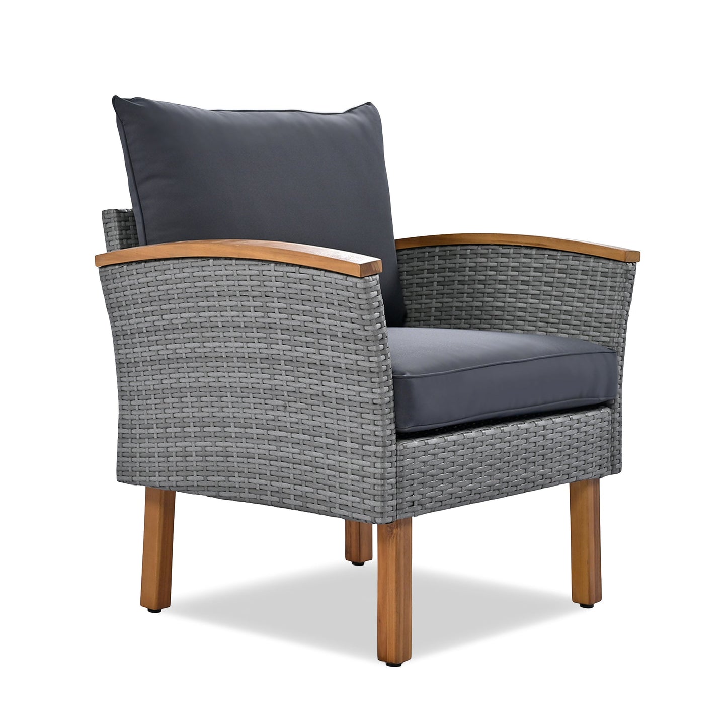 9-Piece Patio Rattan Furniture Set, Outdoor Conversation Set With