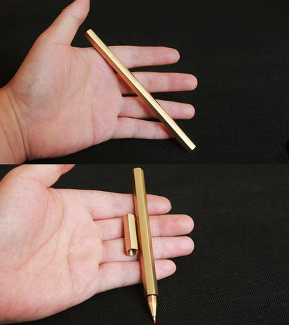 Hexagon Brass Pen