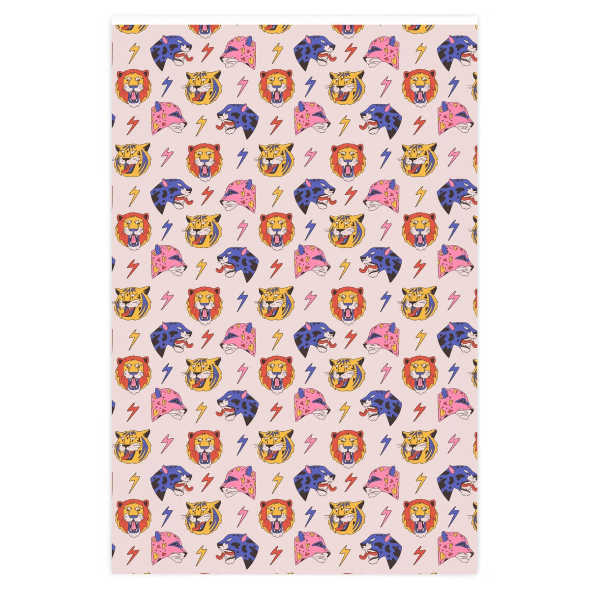 Pretty Roaring Animals Wrapping Paper