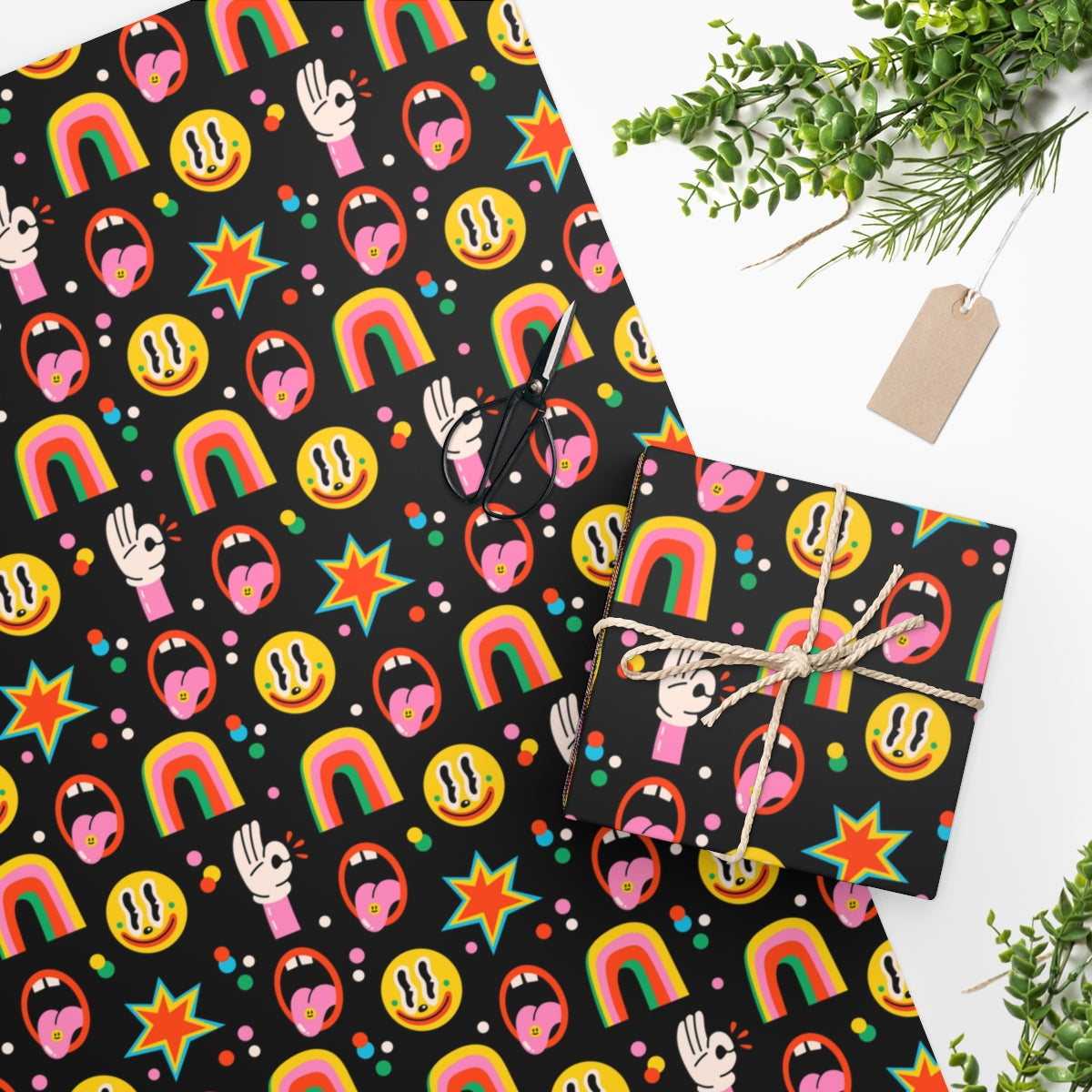 Crazy Retro Wrapping Paper