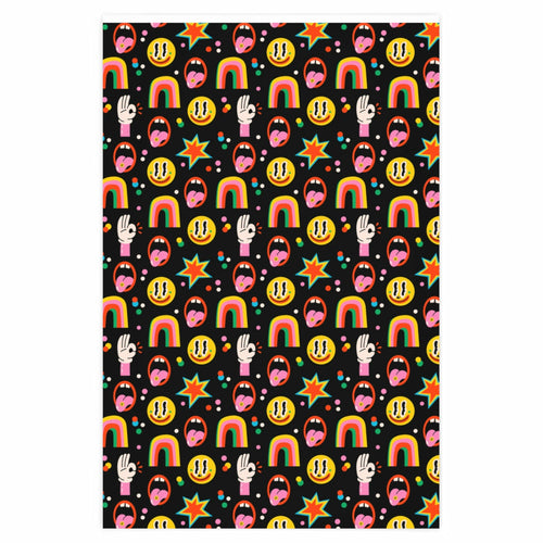 Crazy Retro Wrapping Paper