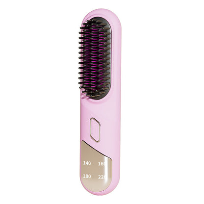 Wet Dry Hair Straightener Cordless Hair Straightener Brush With Fast