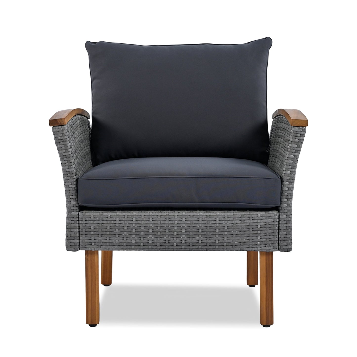 9-Piece Patio Rattan Furniture Set, Outdoor Conversation Set With