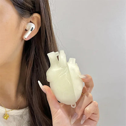 Earphones Case 3D Body Heart Style Case For Airpods 3,Soft Protective