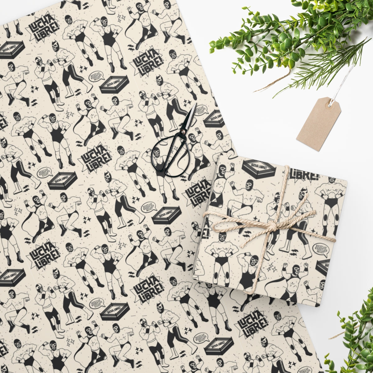 Luchador Wrapping Paper