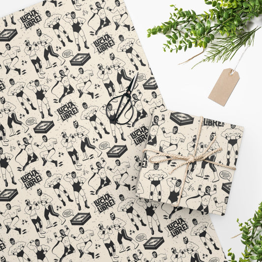 Luchador Wrapping Paper
