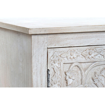 TV furniture DKD Home Decor White 151 x 40 x 60 cm Wood Mango wood