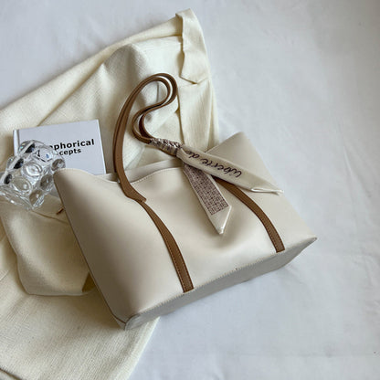 New And Simple Tote Bag Large Capacity Casual Versatile Bucket Fashion