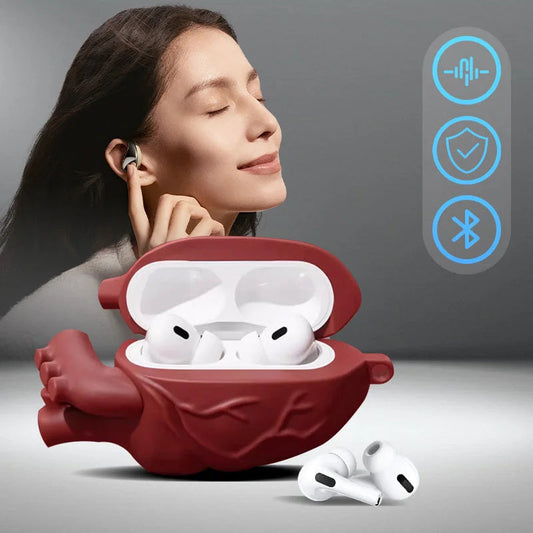 Earphones Case 3D Body Heart Style Case For Airpods 3,Soft Protective
