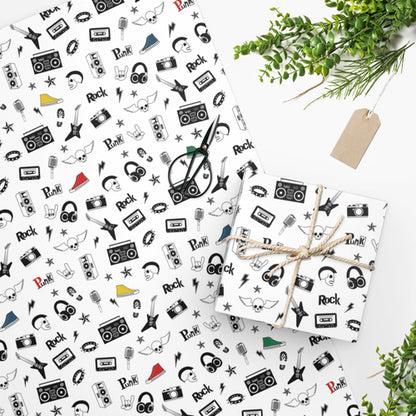 Rock On Punk Wrapping Paper