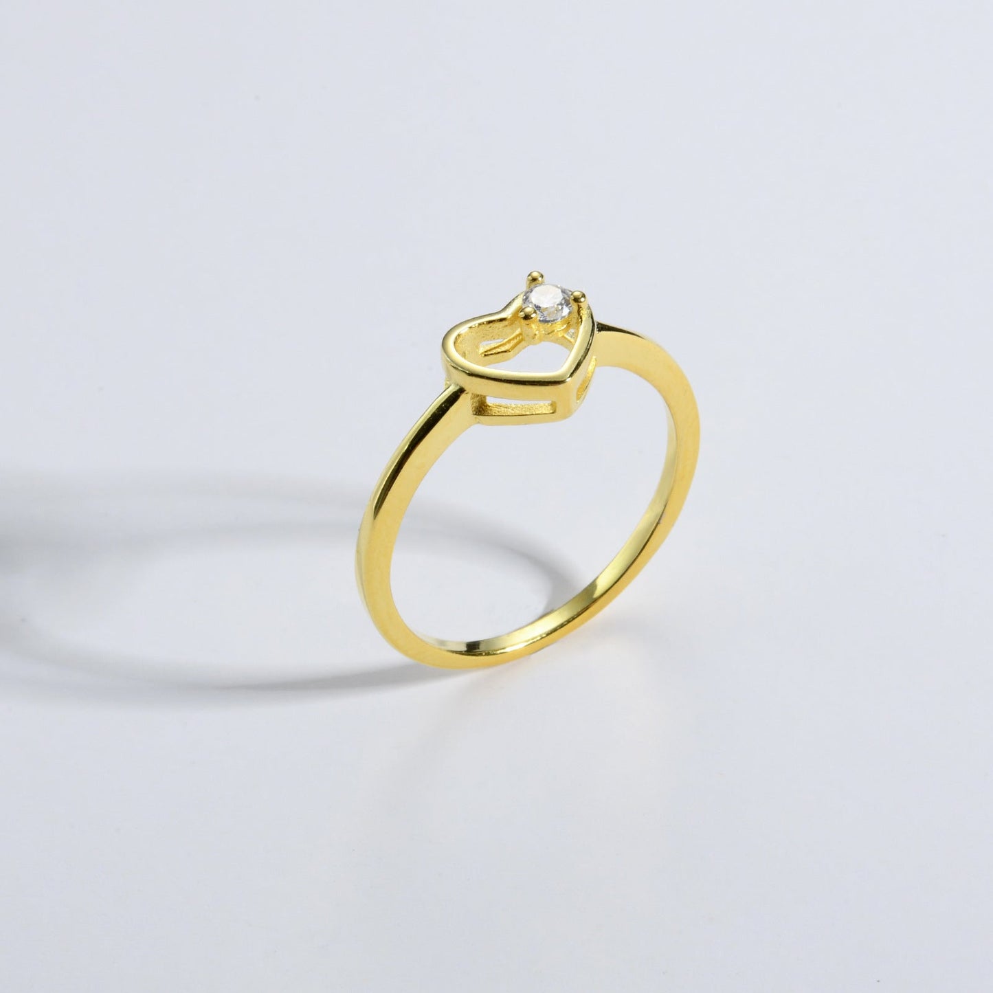 Elegant S925 Heart Ring For Ladies