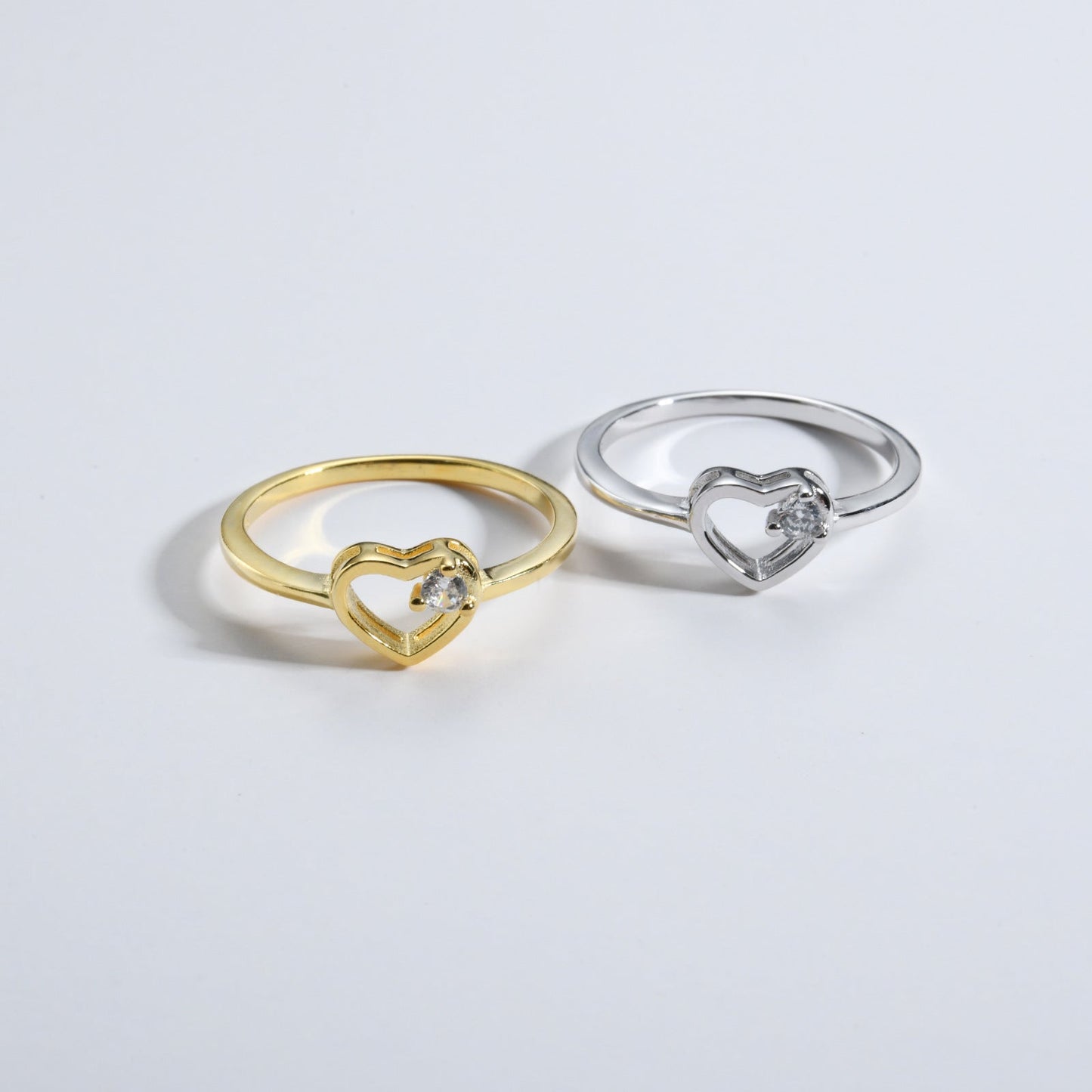 Elegant S925 Heart Ring For Ladies