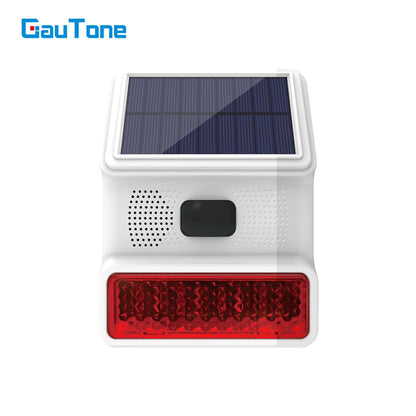 Powered Strobe Sound Flash Waterproof Wireless Outdoor Solar Siren