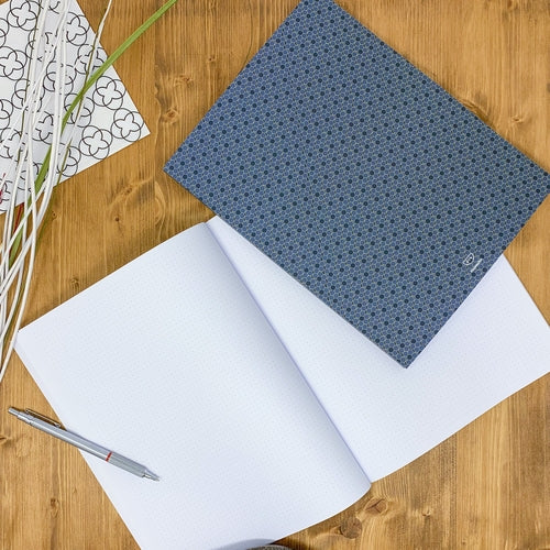 Dotted notebook, 108 page, soft touch cover, A4/A5/A5 pad, 24 color