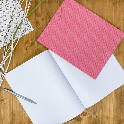 Dotted notebook, 108 page, soft touch cover, A4/A5/A5 pad, 24 color