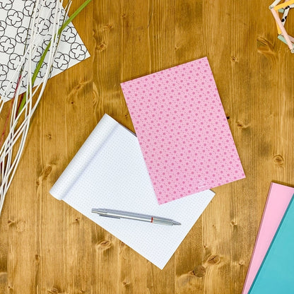 Dotted notebook, 108 page, soft touch cover, A4/A5/A5 pad, 24 color