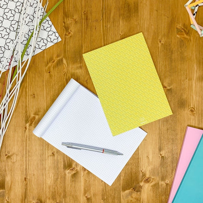 Dotted notebook, 108 page, soft touch cover, A4/A5/A5 pad, 24 color