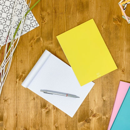 Dotted notebook, 108 page, soft touch cover, A4/A5/A5 pad, 24 color