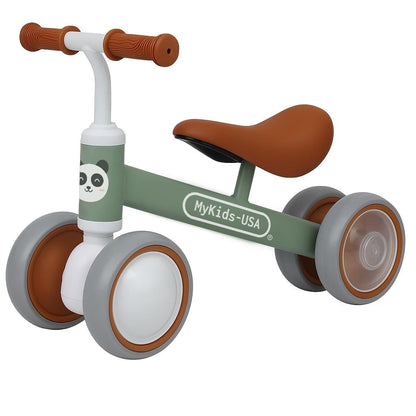 MyKids-USA 5-in-1 Musical Balance Bike – Wide Wheels, Lights &