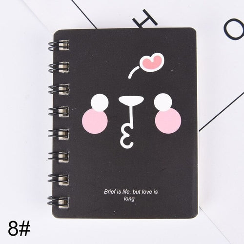 Cute Cat Rabbit Notebook Cartoon Panda Bear Coil