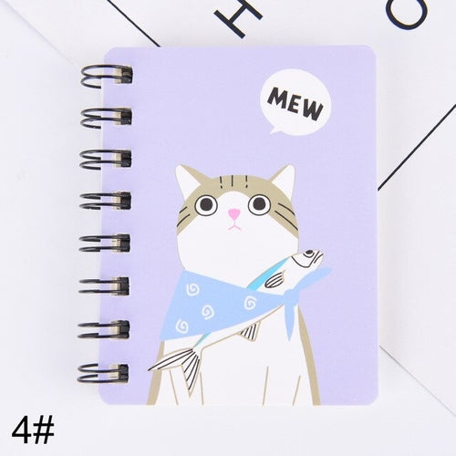 Cute Cat Rabbit Notebook Cartoon Panda Bear Coil