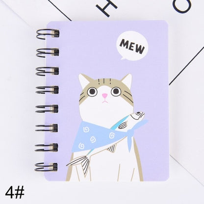 Cute Cat Rabbit Notebook Cartoon Panda Bear Coil