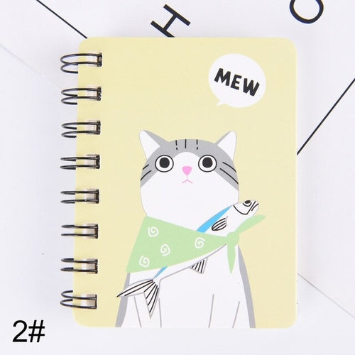 Cute Cat Rabbit Notebook Cartoon Panda Bear Coil