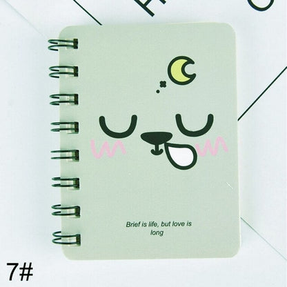 Cute Cat Rabbit Notebook Cartoon Panda Bear Coil