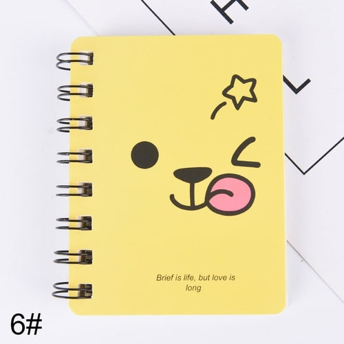 Cute Cat Rabbit Notebook Cartoon Panda Bear Coil